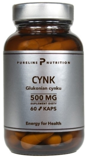 Pure Nutrition Glukonian cynku 60 kapsułek