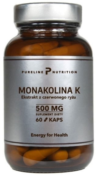 Pure Nutrition Monakolina K Fermetowany czerwony ryż 60 kapsułek