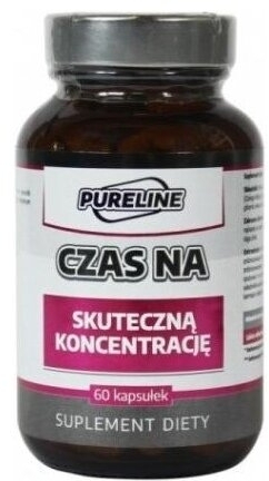 Pureline Czas Na Skuteczną Koncentrację 60 kapsułek