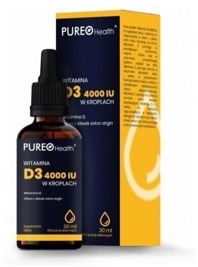 Pureo Health witamina D3 4000IU w kroplach 30 ml