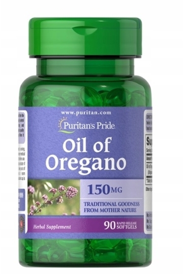 Puritans Olejek z oregano 150 mg 90 kapsułek