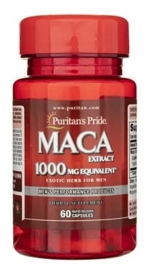 Puritans Pride Maca 1000mg 60 kapsułek