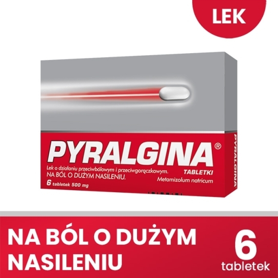 Pyralgina 500 mg 6 tabletek