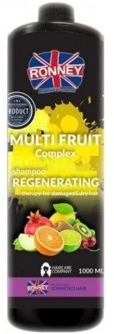 RONNEY Multi Fruit Complex szampon regenerujący do włosów suchych i zniszczonych 1l