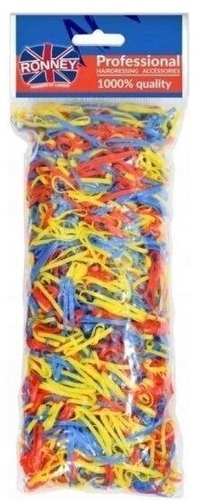 RONNEY gumki silikonowe kolorowe cienkie 100g
