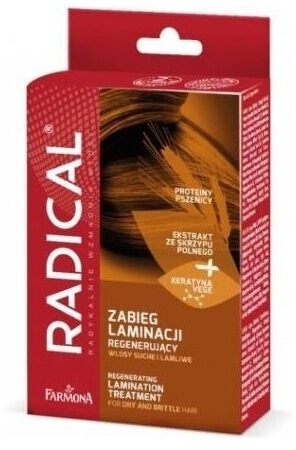 Radical Zabieg laminacji regenerujący włosy suche i łamliwe