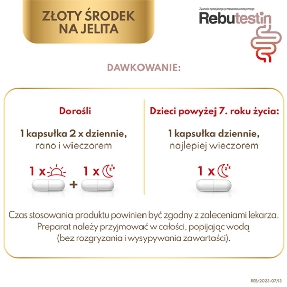 Rebutestin 170 mg 60 kapsułek