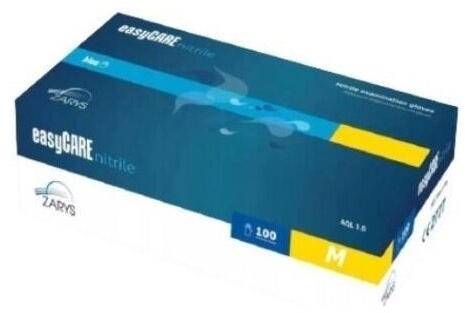 Rękawice diagnostyczne Nitrylowe M 100 sztuk