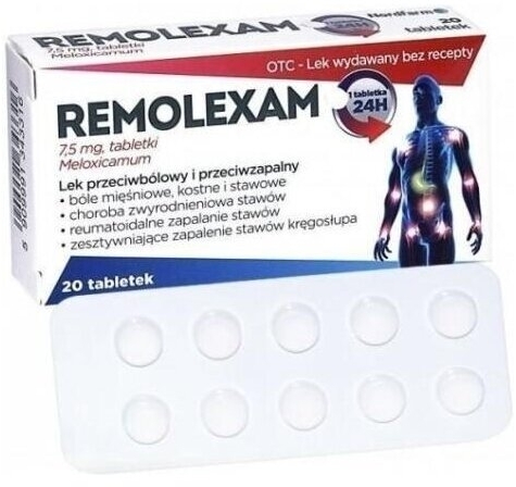 Remolexam 7,5 mg 20 tabletek