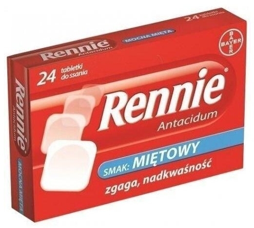 Rennie Antacidum 24 tabletki