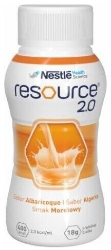 Resource 2.0 o smaku morelowym płyn 4 x 200 ml