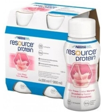 Resource Protein smak truskawkowy 4x200 ml