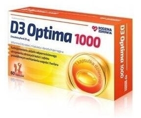Rodzina Zdrowia D3 Optima 1000 60 kapsułek