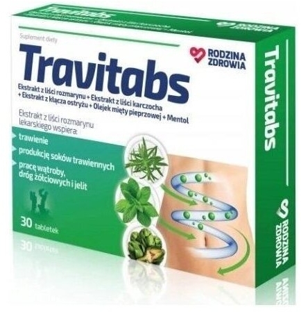 Rodzina Zdrowia Travitabs 30 tabletek