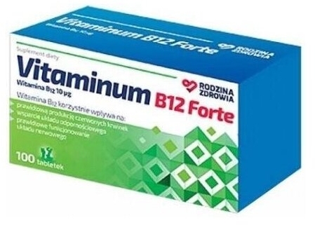 Rodzina Zdrowia Vitaminum B12 Forte 100 tabletek