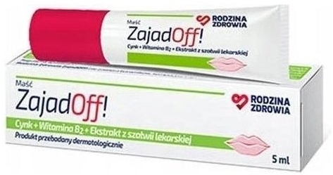 Rodzina Zdrowia Zajad Off Maść na zajady 5 ml