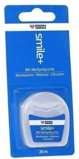 Rodzina Zdrowia smile+ Nić dentystyczna 25 m