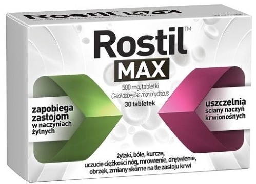 Rostil Max 500 mg 30 tabletek