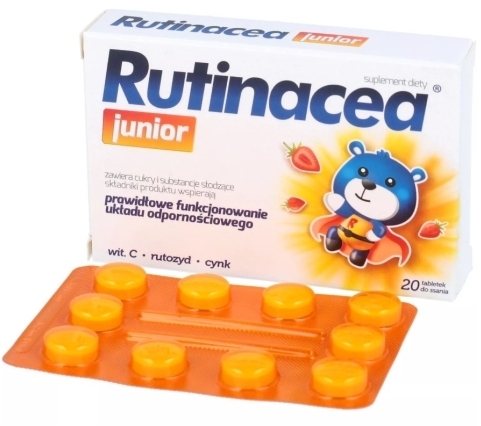 Rutinacea Junior 20 tabletek do ssania