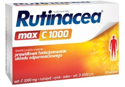 Rutinacea MAX C 1000 30 tabletek