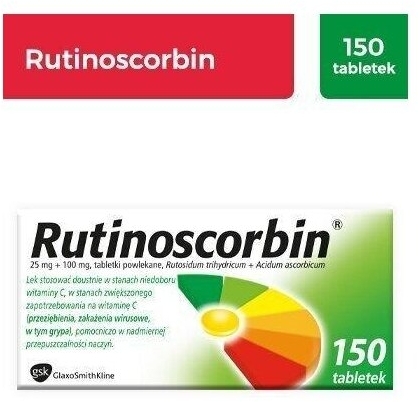 Rutinoscorbin 150 tabletek