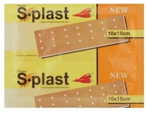 S-plast Plaster rozgrzewający pieprzowcowy 10x15cm 1szt
