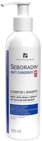 SEBORADIN ANTI-DANDRUFF Szampon przeciwłupieżowy do włosów 500 ml