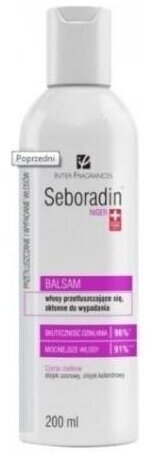 SEBORADIN NIGER Balsam do włosów przetłuszczających się ze skłonnością do wypadania 200 ml