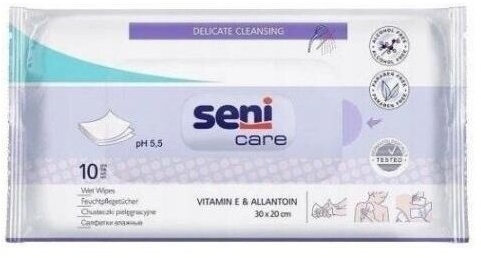 SENI CARE Chusteczki pielęgnacyjne 10 sztuk