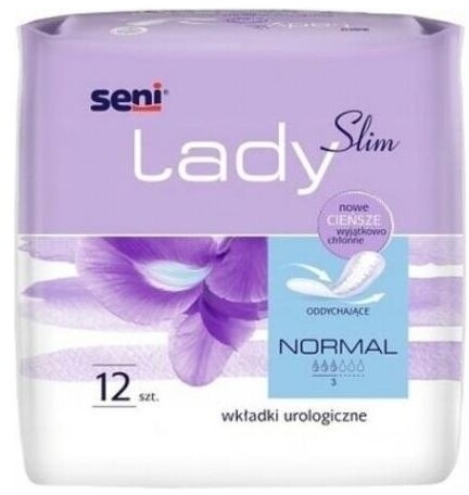 SENI LADY SLIM normal wkładki urologiczne 12 sztuk