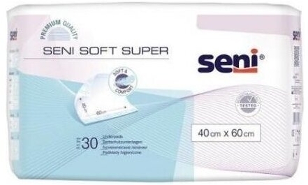 SENI SOFT SUPER Podkłady higieniczne 40 x 60 cm 30 sztuk