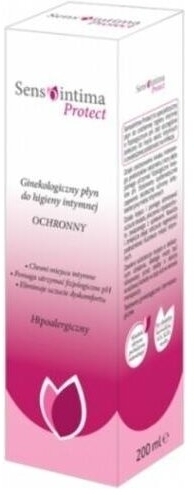 SENSOINTIMA Protect ginekologiczny płyn do higieny intymnej ochronny hipoalergiczny 200 ml