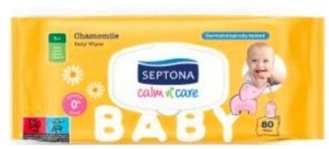 SEPTONA chusteczki nawilżane z rumiankiem 80 sztuk