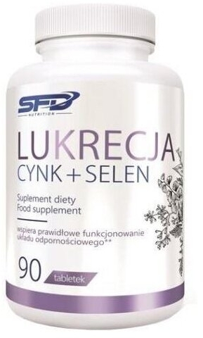 SFD Lukrecja cynk + selen 90 tabletek