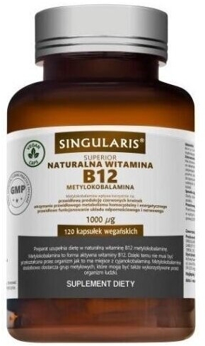 SINGULARIS Naturalna Witamina B12 120 kapsułek