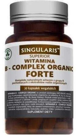 SINGULARIS Witamina B-complex organic forte 30 kapsułek