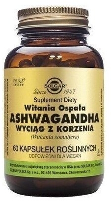 SOLGAR Ashwagandha 60 kapsułek