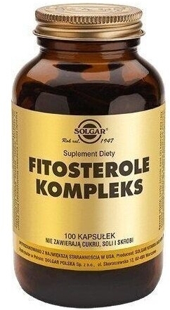 SOLGAR Fitosterole Kompleks 100 kapsułek