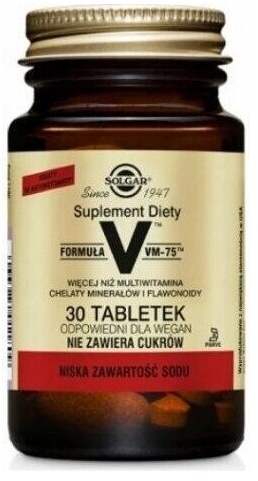 SOLGAR Formuła VM-75, 30 tabletek