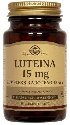 SOLGAR Luteina 15 mg kompleks karotenoidowy 30 kapsułek