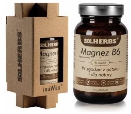 SOLHERBS Magnez B6 60 kapsułek