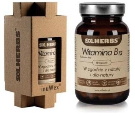 SOLHERBS Witamina B12 60 kapsułek
