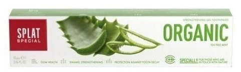 SPLAT ORGANIC pasta do zębów wzmacniająca, polecana kobietom w ciąży 75 ml