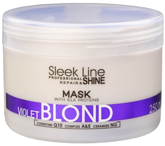 STAPIZ Maska Sleek Line Blond Violet neutralizująca do włosów blond 250 ml