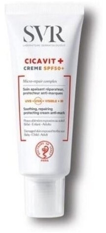 SVR CICAVIT+ Krem kojąco-regenerujący zapobiegający powstawaniu plam SPF50+ 40ml