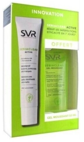 SVR SEBIACLEAR ACTIVE GEL 40 ml + żel do mycia twarzy 55 ml