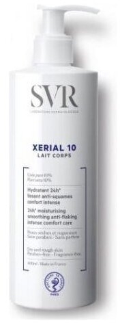 SVR XERIAL 10 Mleczko do ciała 400 ml