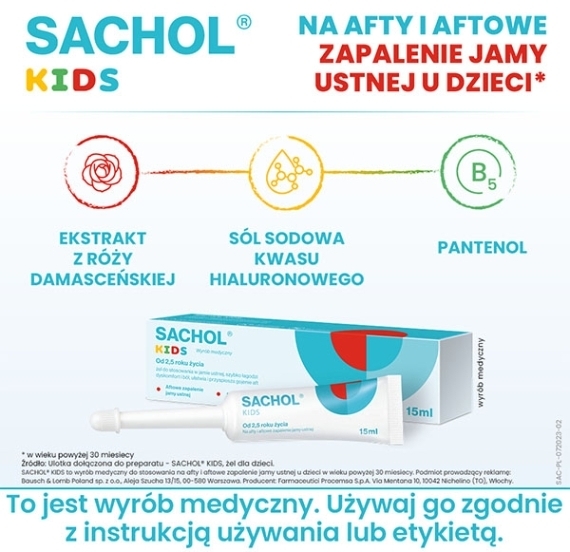 Sachol Kids żel 15 ml