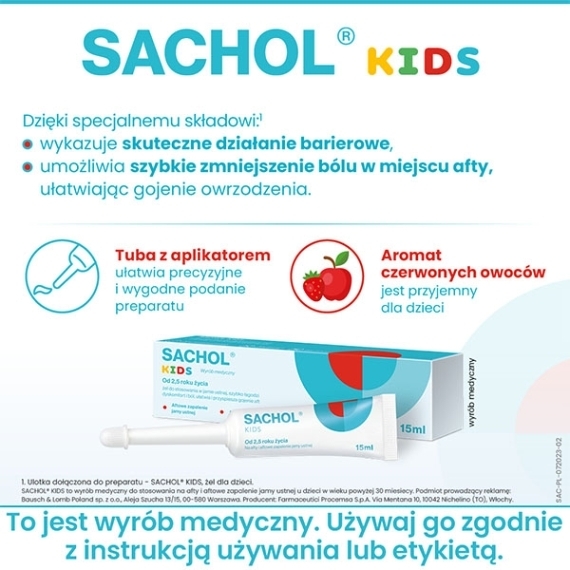 Sachol Kids żel 15 ml
