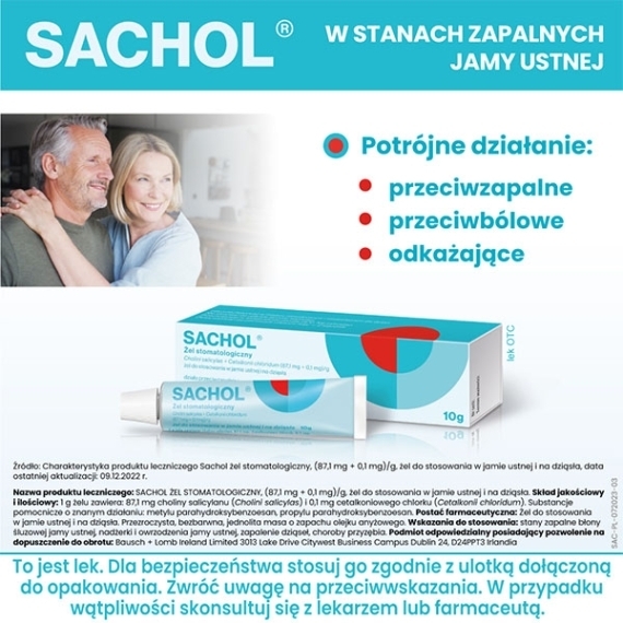 Sachol żel 10 g